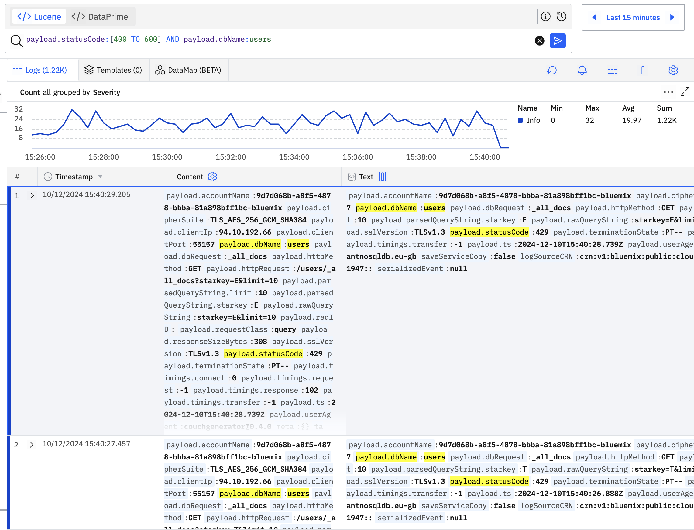 querying with Lucene